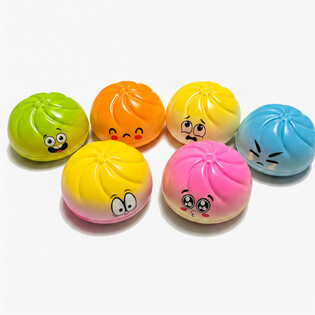 RAGE - Squishy Dumplings GRANDE (9 x 9 x 4 cm) - Gioco Fidget Virale 2026 - CON CAVALLOTTO (24 pz)