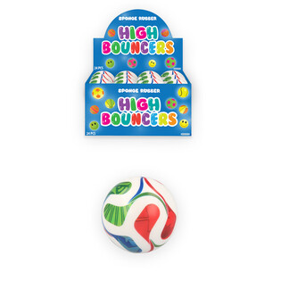PALLINA RIMBALZINA CALCIO HIGH BOUNCE - IN DISPLAY (24 pz.)