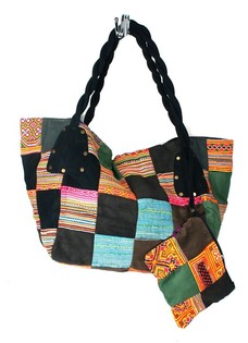 BORSA PATCHWORK B-FAIR GRANDE NERA (1 pz)