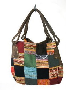 Borsa Patchwork B-Fair Piccola Marrone (1 pz)