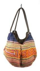 Art. n.: 97734B - B-FAIR Borsa Pouche Denim Marrone (1 pz)