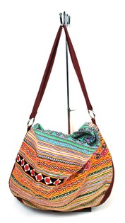 Borsa Sadle B-Fair Arancione/A Quadri (1 pz)