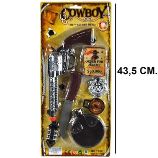 SET DA COWBOY SU SCHEDA - MODELLO 4 (6 pz.)