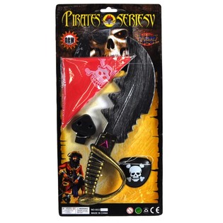 Set da Pirata su Cartoncino - Modello 1 (6 pz.)