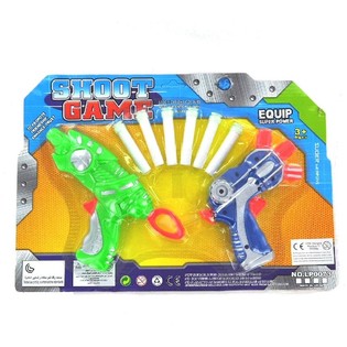 SET DI PISTOLE GIOCATTOLO SU SCHEDA