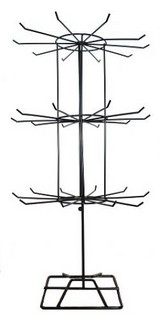 Espositore in Metallo Nero (3 Livelli) - 1 pz